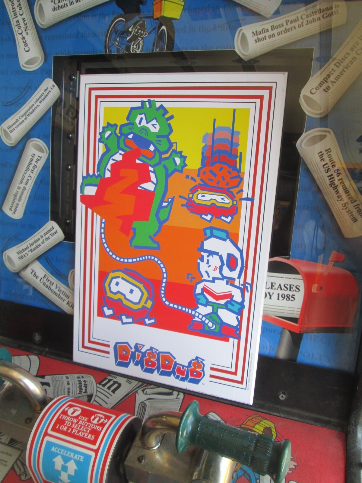 DIG DUG ARCADE GAME Wood COOL SIGN VINTAGE LOOK VIDEO PINBALL AMUSEMENT
