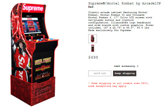Supreme Mortal Kombat by Arcade1UP Arcade Machine *ORDER CONFIRMED*