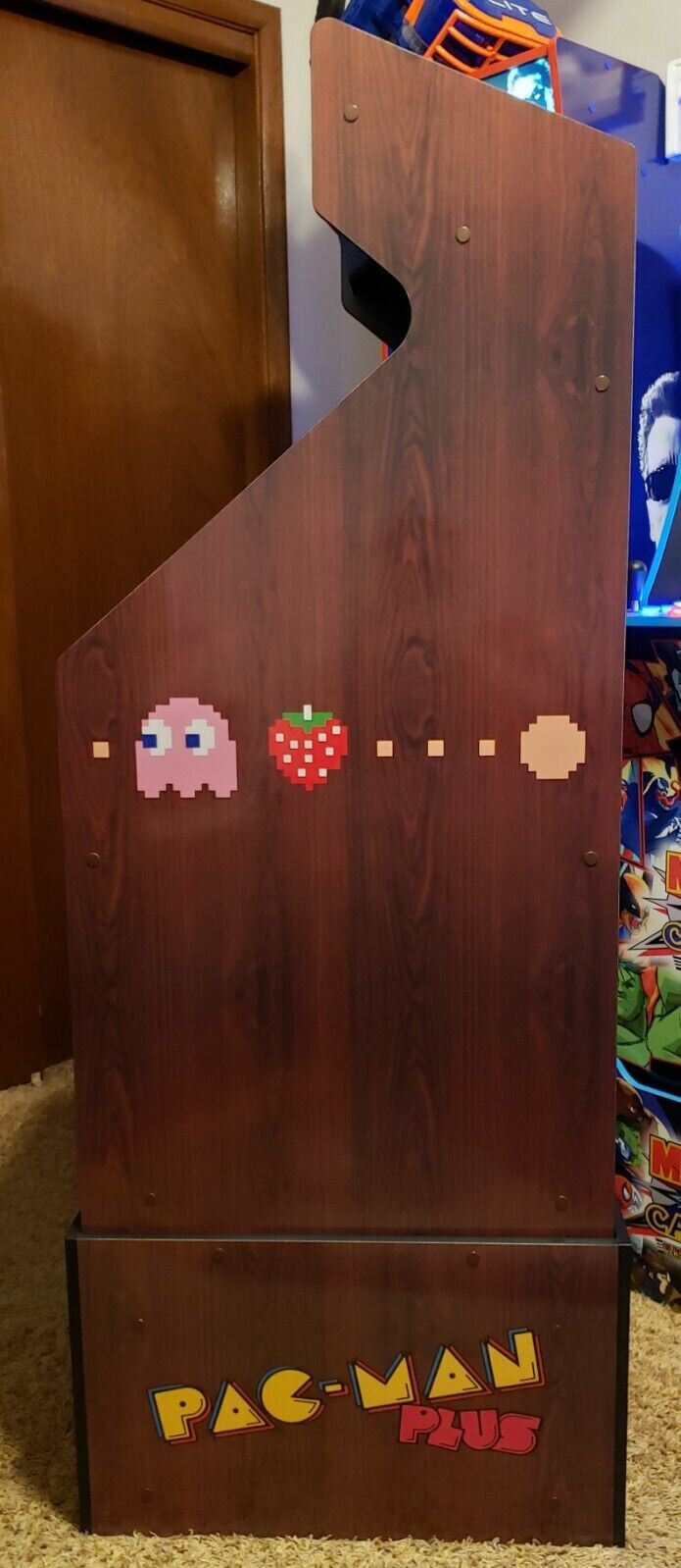 Arcade1up – Pacman Plus Wood – Screw Hole Caps/Covers