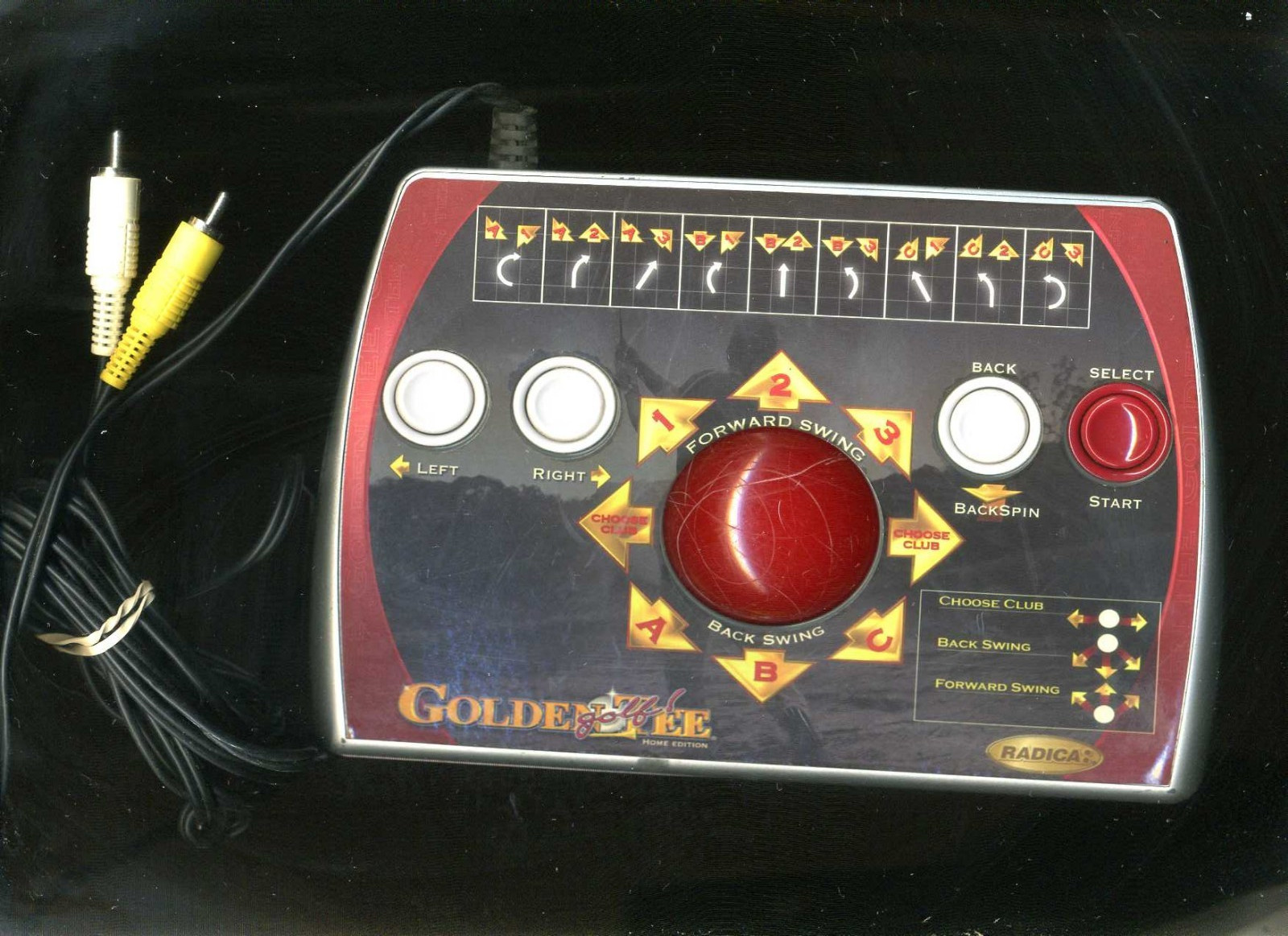 GOLDEN GOLF TEE HOME EDITION RADICA VINTAGE VIDEO GAME #577