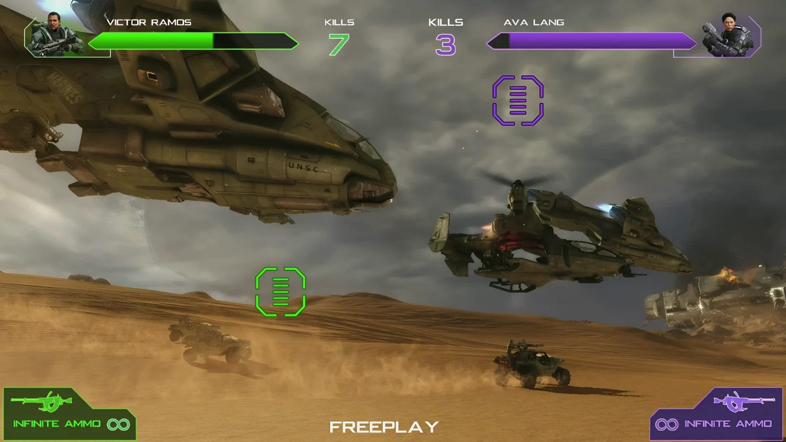 RAW THRILLS Halo Fireteam Raven – 2 Player Arcade Machine-6 missions. SHIPS FREE