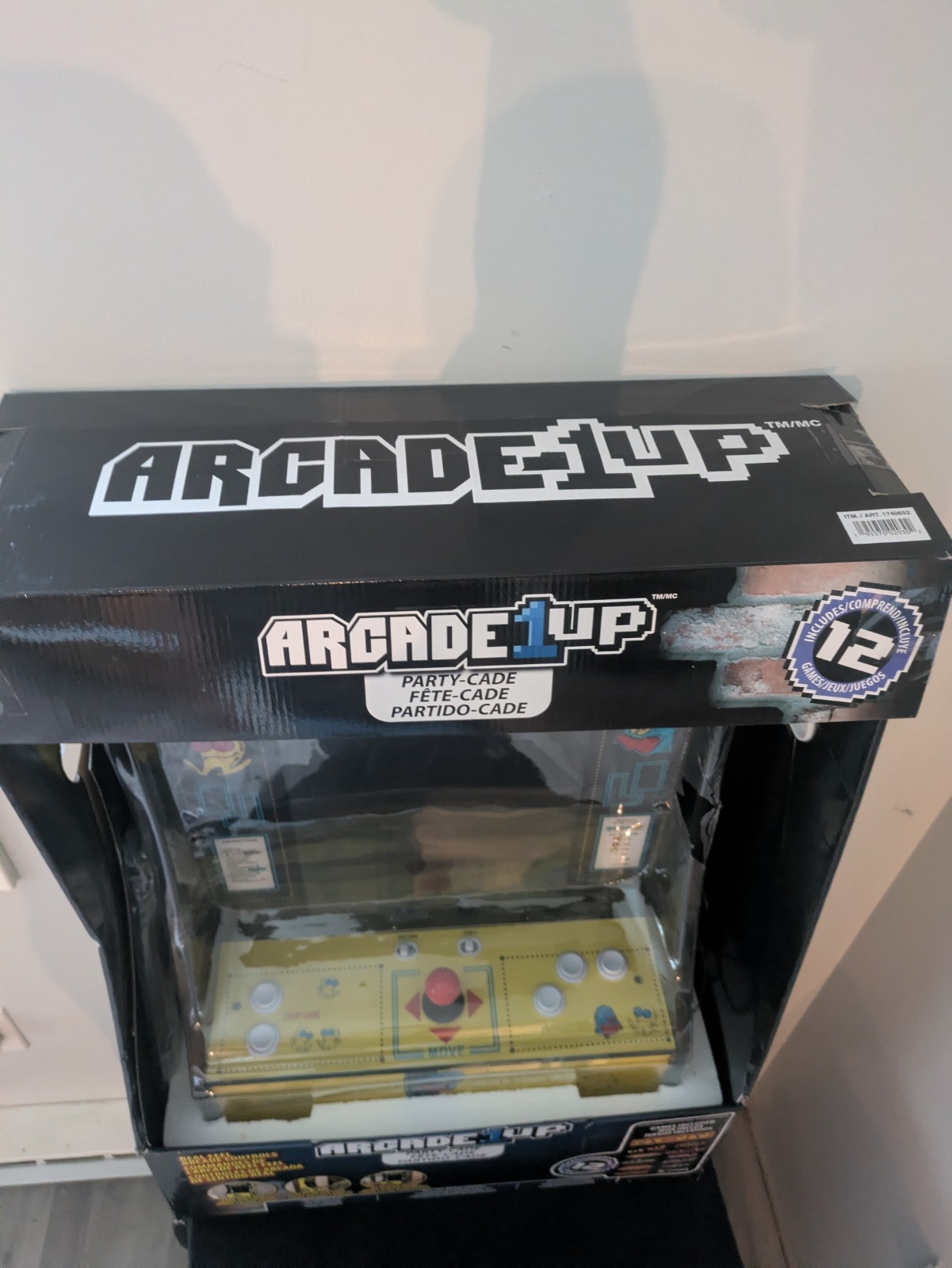 Arcade1up Pac-Man Partycade 12 Games in 1 Compact Arcade Machine