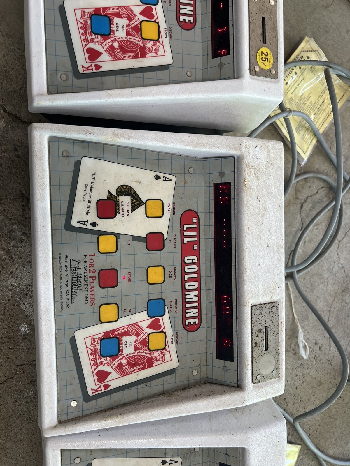 LIL GOLDMINE Bartop Poker Play Computer SUPER RARE J. Nelson Technology