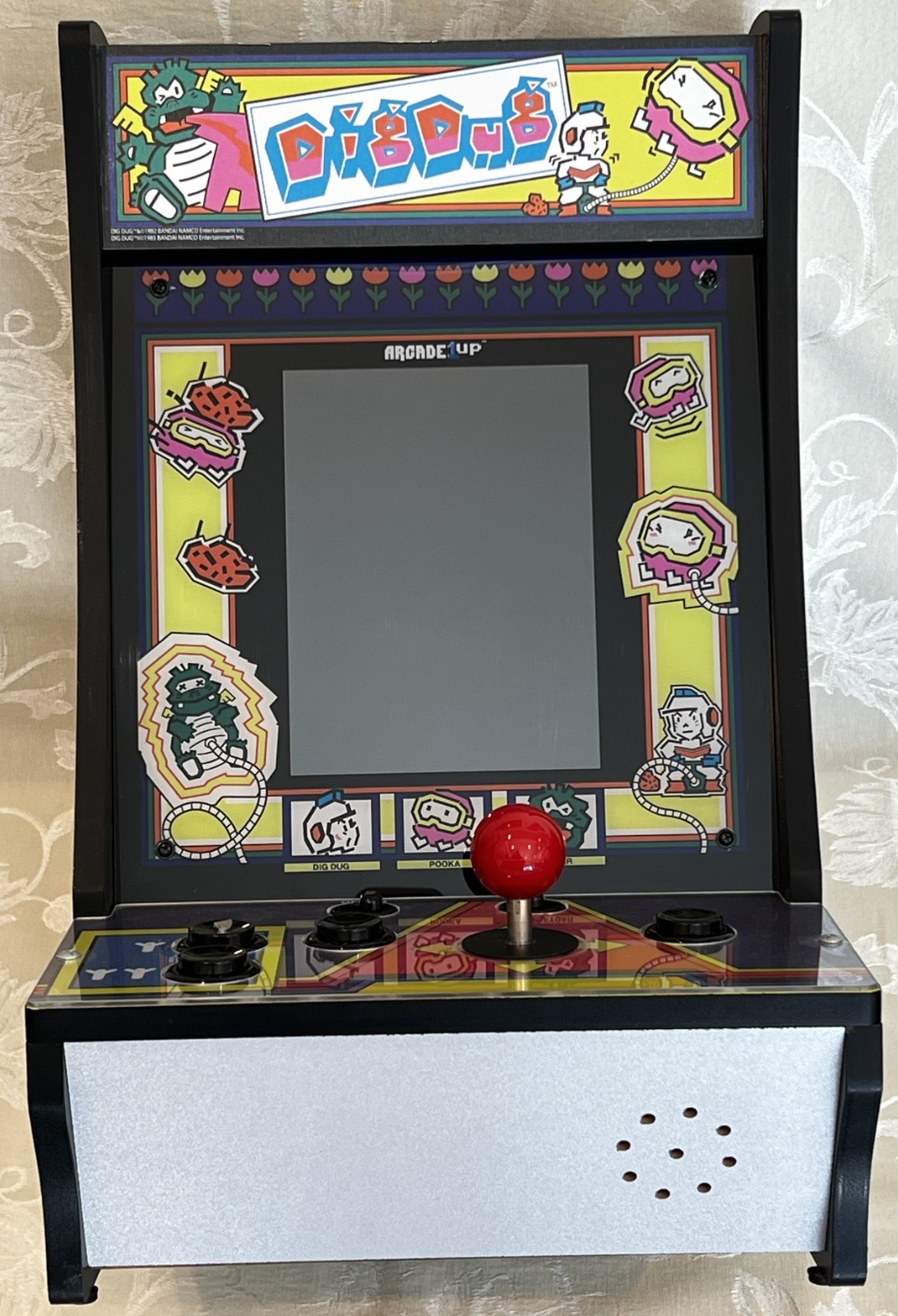 Dig Dug Arcade 1Up Countercade Tabletop – Tested See Video – Original Box