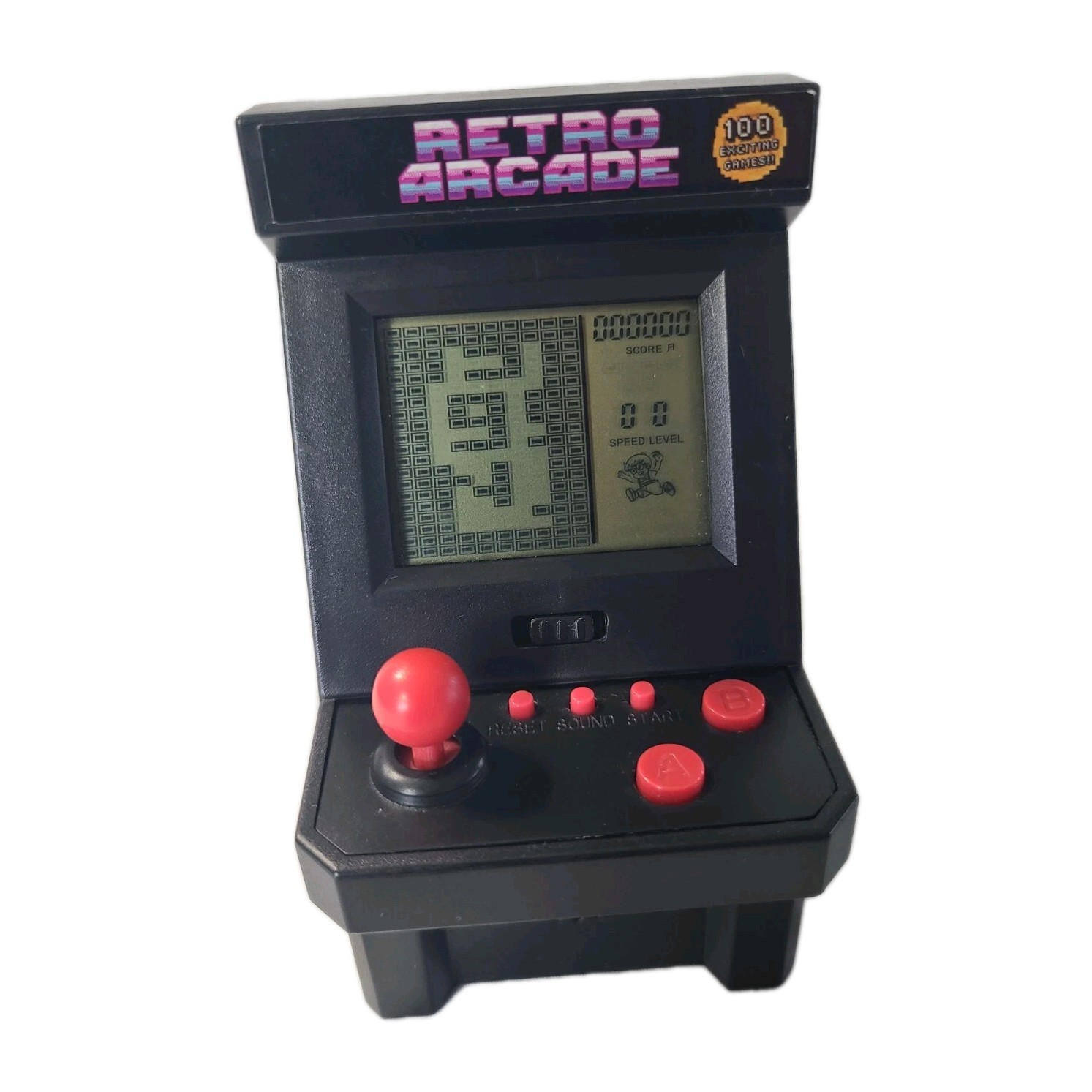 Retro Arcade 100 Exciting Games Mini Plastic Game Machine (Tested & Working)