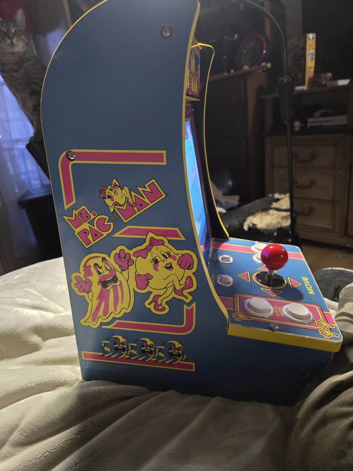 Arcade 1up 8296 Ms Pac-Man & PAC-Man plus,galaga Tabletop Arcade GameSystem 16″