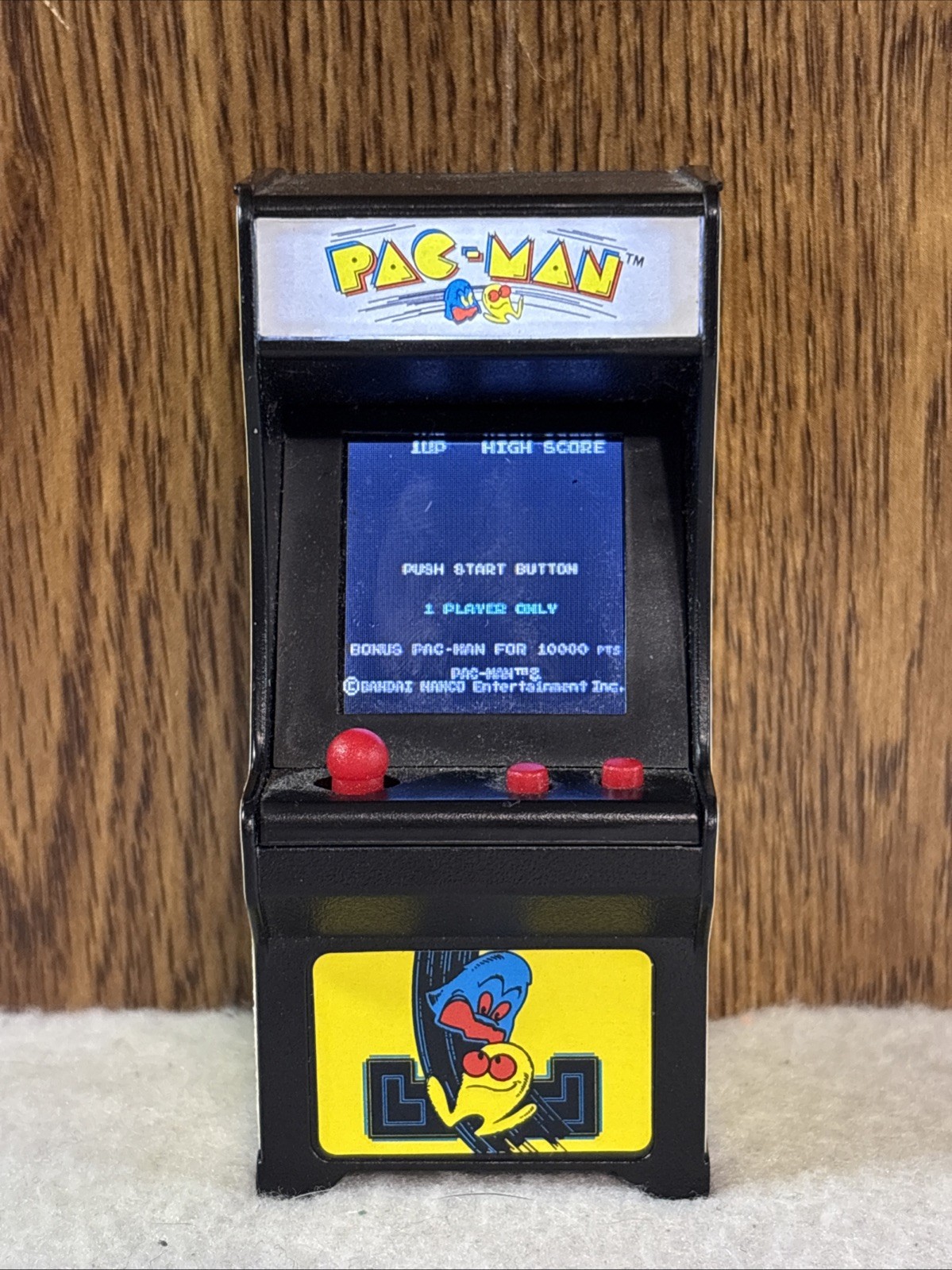 2018 Super Impulse Limited Mini Pac Man Arcade Machine Handheld Game. WORKS.