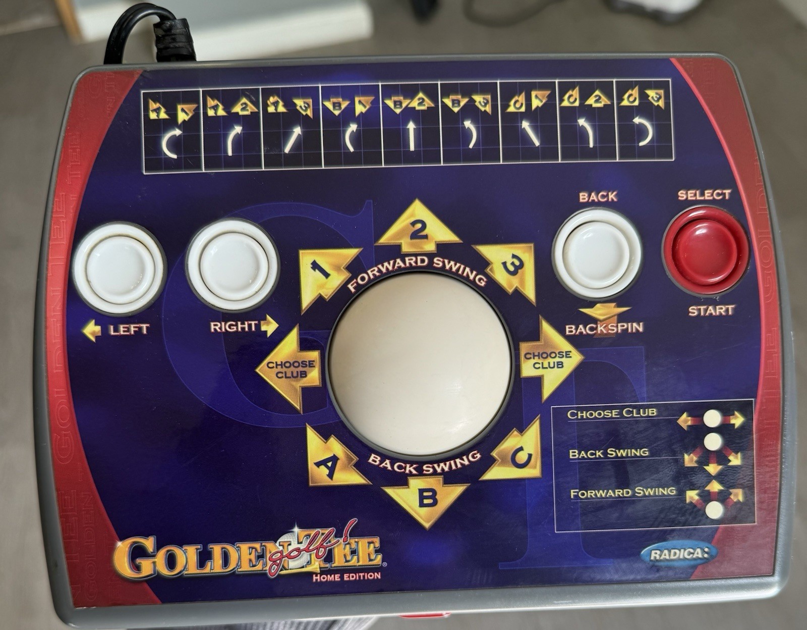 Radica Golden Tee Golf Home Edition Plug& Play TV Video Game