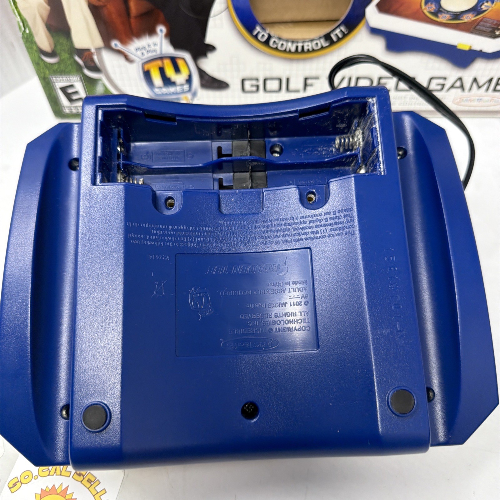 Golden Tee Golf Plug & Play Home TV Game Edition 2011 Jakks Pacific **Working