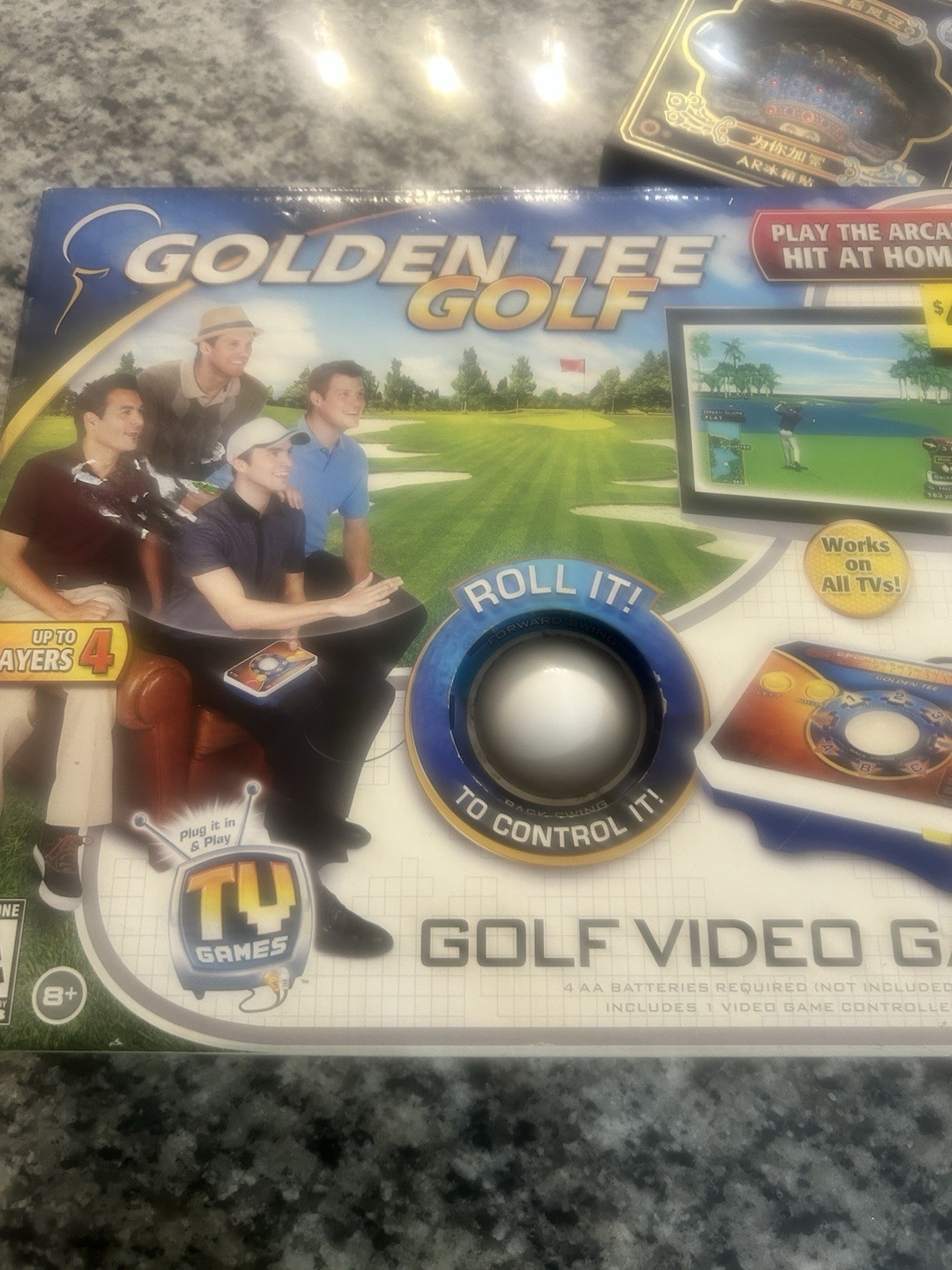 Golden Tee Plug and Play TV Arcade Game by Jakks