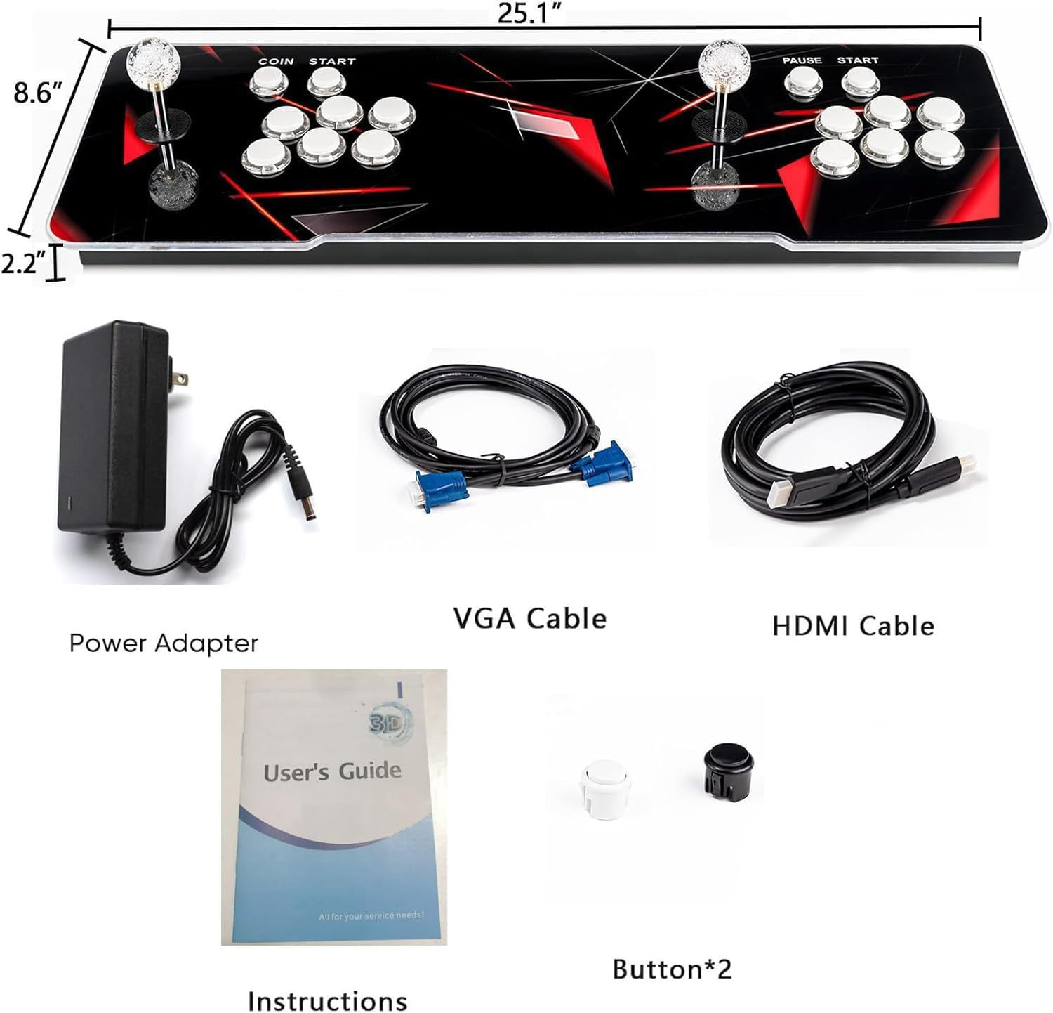【 35000 Games in 1 】 70S Pandoras Box Arcade Game Console Retro Game Machine for