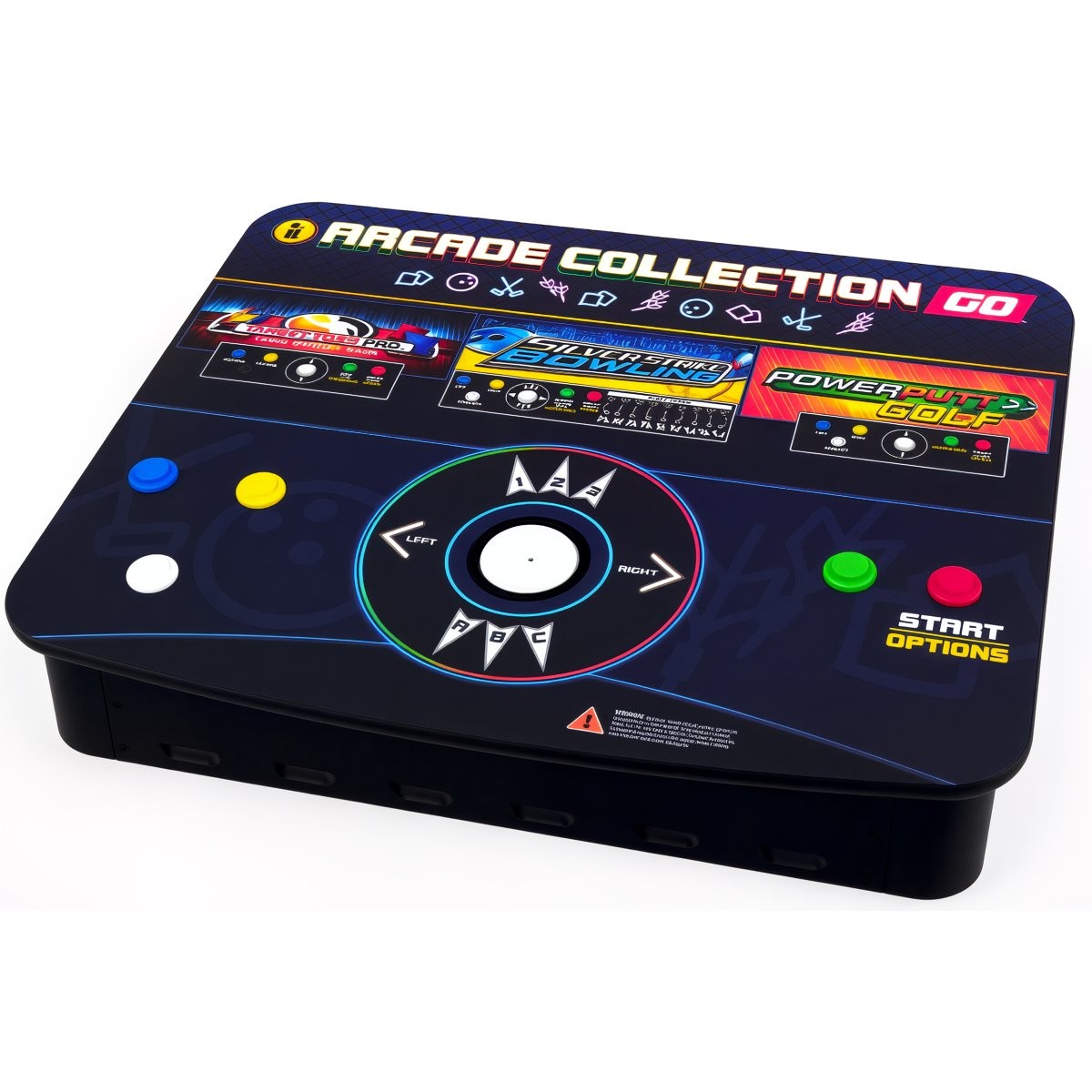 Incredible Technologies Arcade Collection Go – Silver Strike, Bags & Power Putt