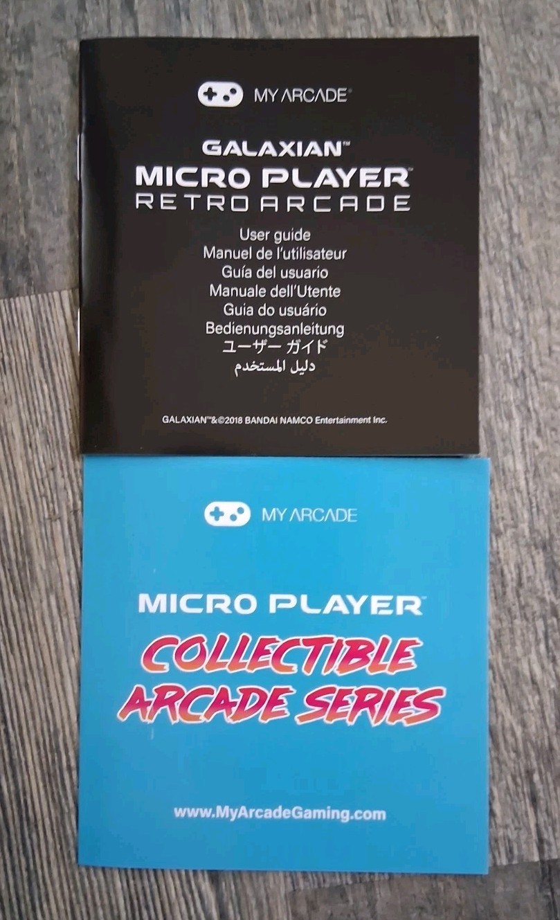 My Arcade Micro Player Mini Arcade Machine: Galaxian Video Game – Tested Works!