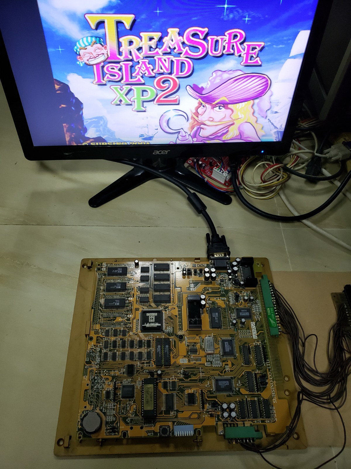 Treasure Island XP2 Slot Game PCB Subsino Board Arcade Video Game