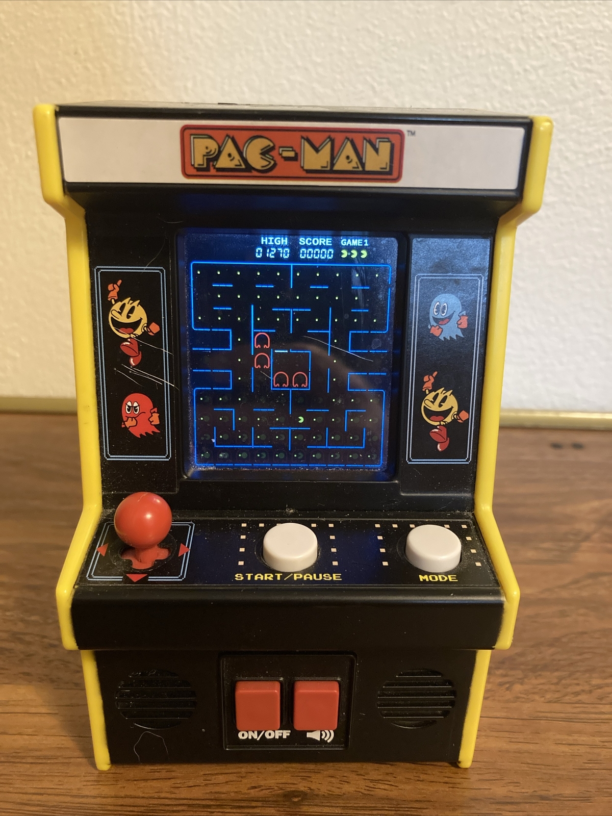 Basic Fun Pac-Man Mini Arcade Retro Game Bandai Namco Pacman Game – TESTED