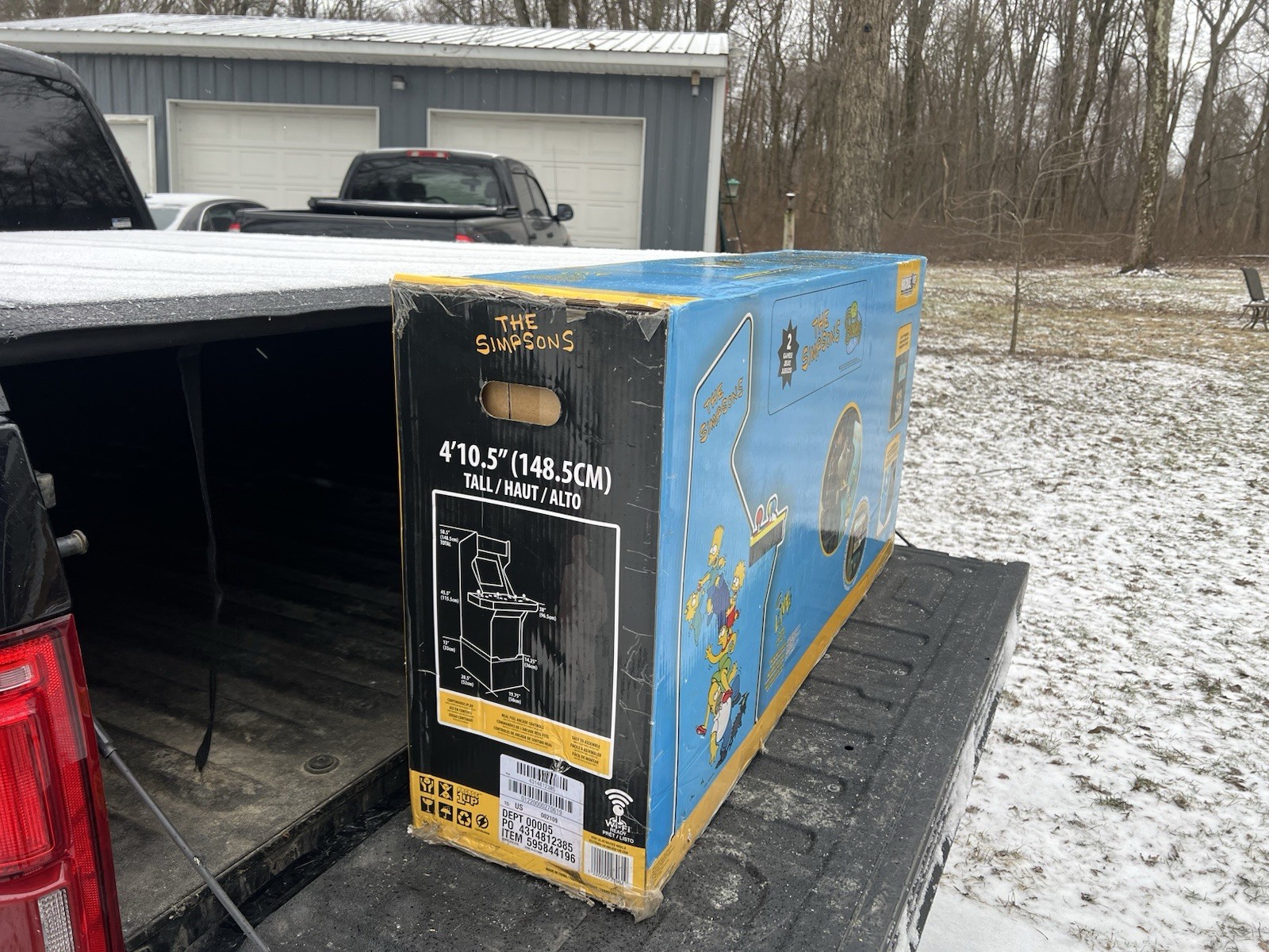 Arcade1up The Simpsons 4-Player Video Arcade Machine SEALED NEW IN ORIGINAL BOX