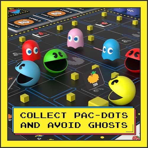 Ultimate PAC-MAN Board Game – Retro Arcade Classic, 2-4 Players, Ages 8+