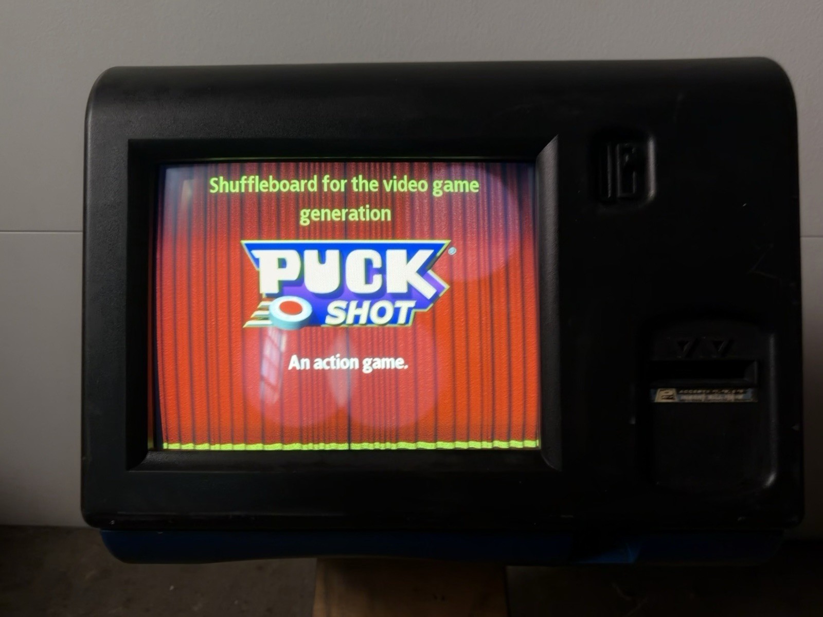 2008 Merit Megatouch Force Radion Bartop Touchscreen Arcade Game