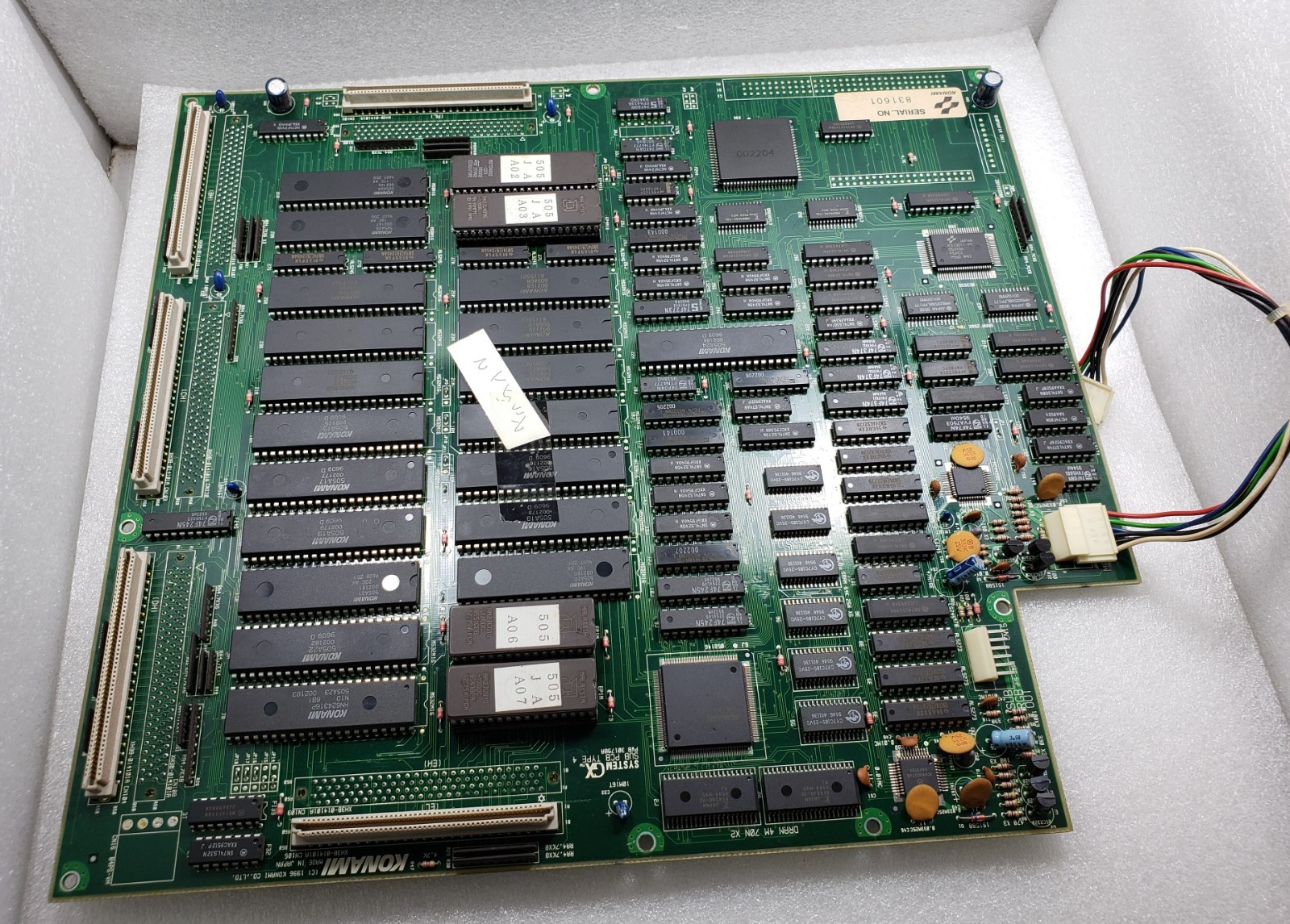 Konami System GX SUB PCB TYPE 4 PWB 301798A Video Arcade Game