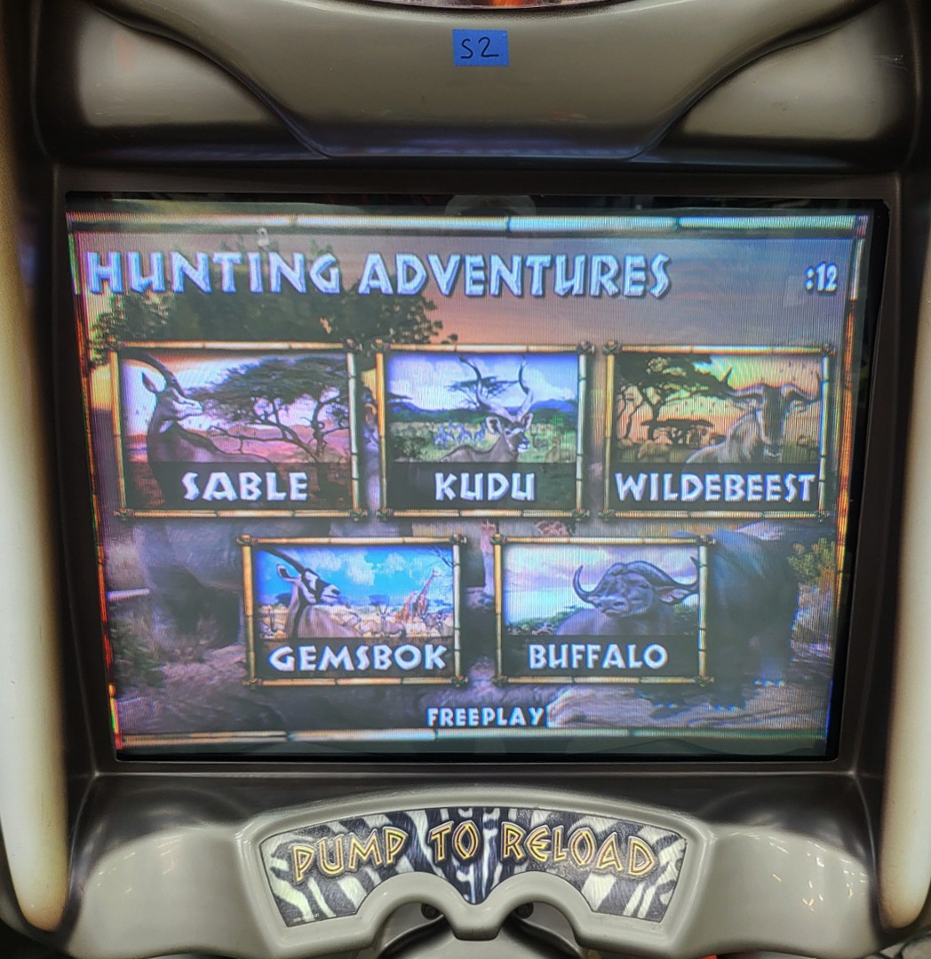 BIG BUCK HUNTER Pro SAFARI Full Size Arcade Shooting Game – WORKING GREAT! (S02)