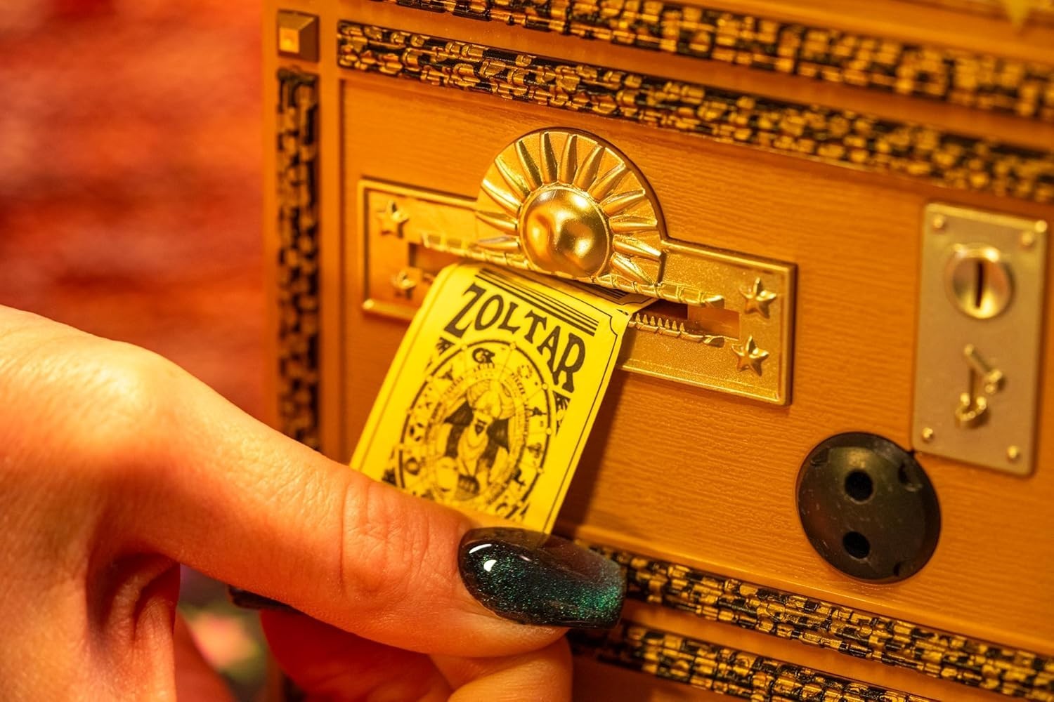 New Wave Toys Zoltar Speaks Mini Replica Fortune Teller Machine, Fully Animat