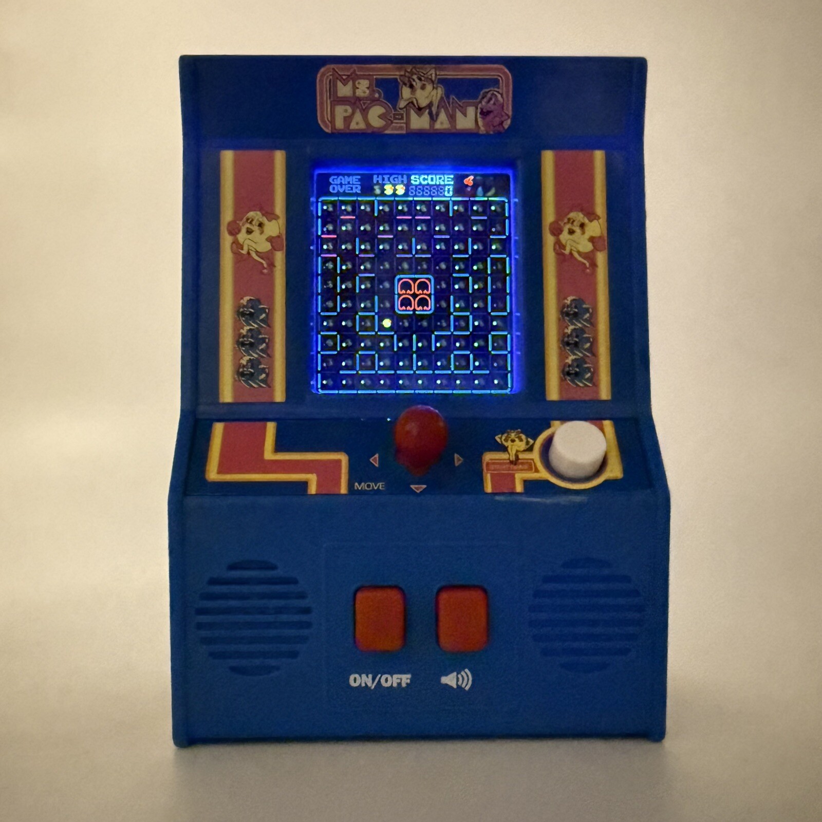 Bandai Namco Ms Pac-Man Retro Mini Arcade 09614 Pacman Game
