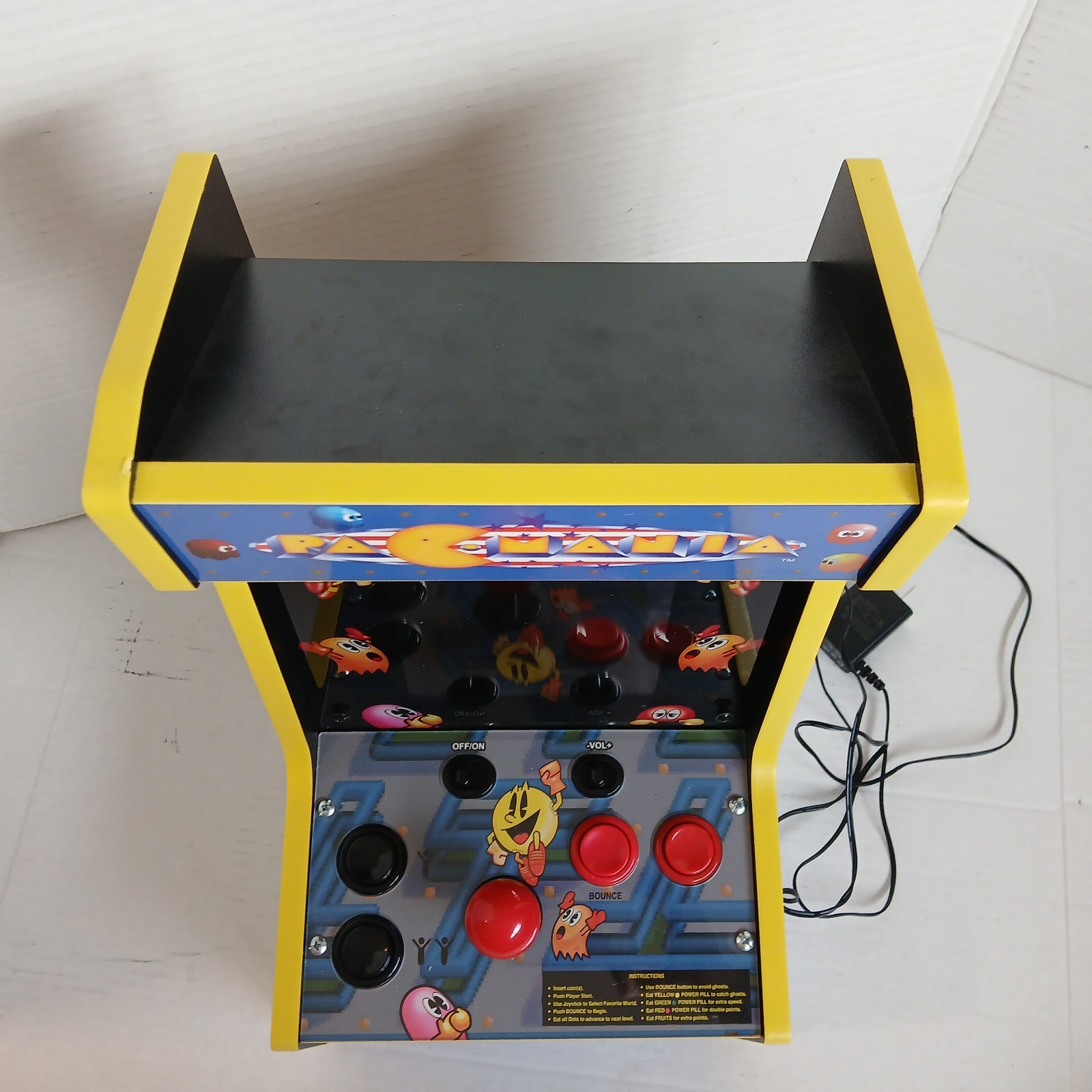 Arcade1Up 8″ Pac-Man 5-in-1 Countercade Arcade Machine Mania Dig Dug Galaga 88