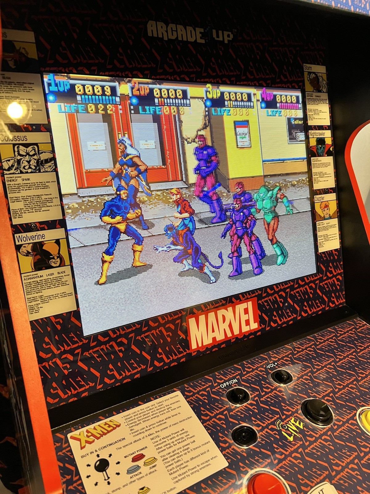 🕹️ARCADE1UP X-MEN 4 Arcade PLAYER ORIGINAL W RISER – WORKING GREAT