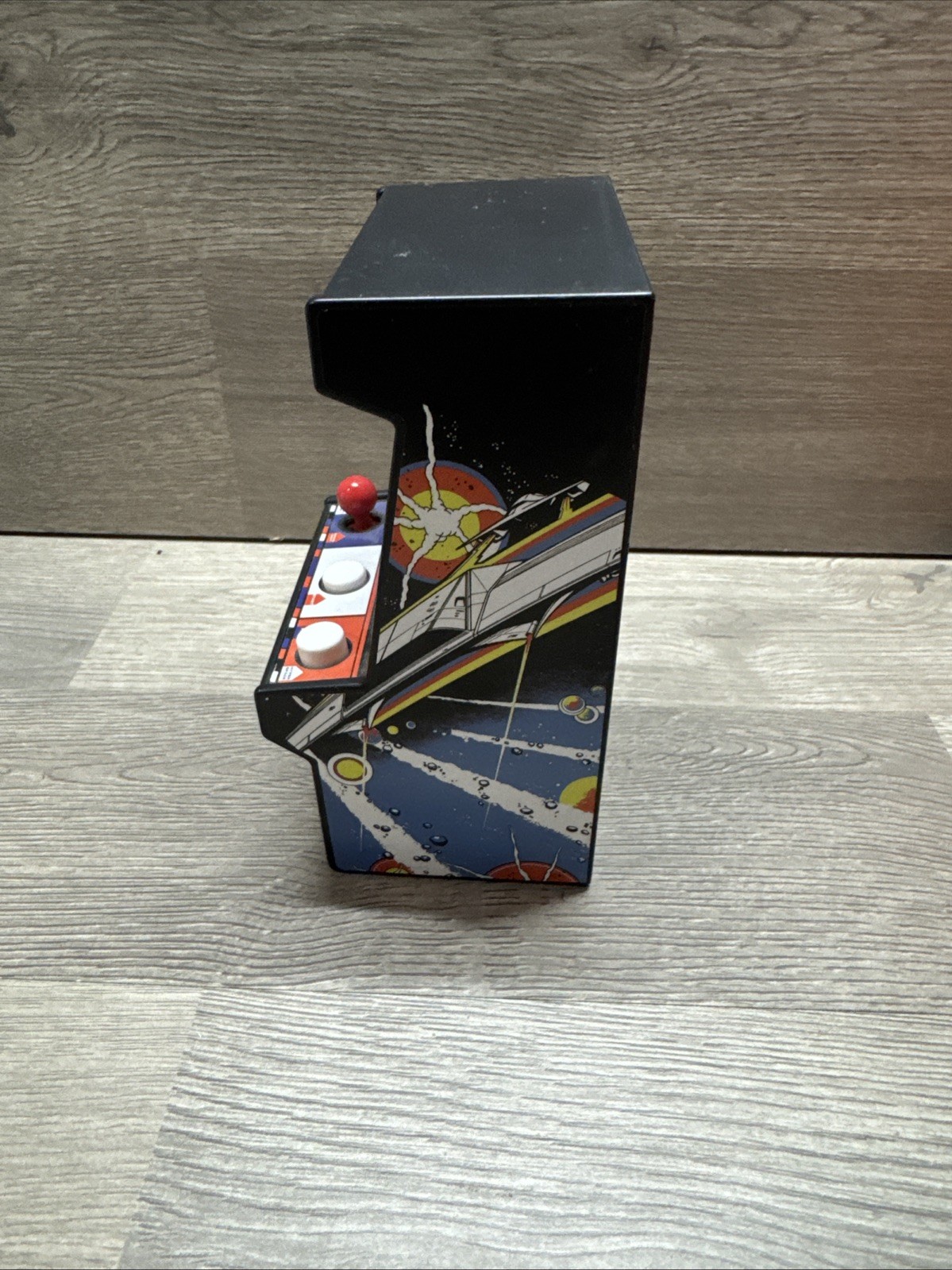 1979 Vintage ASTEROIDS interactive mini arcade style joystick controls