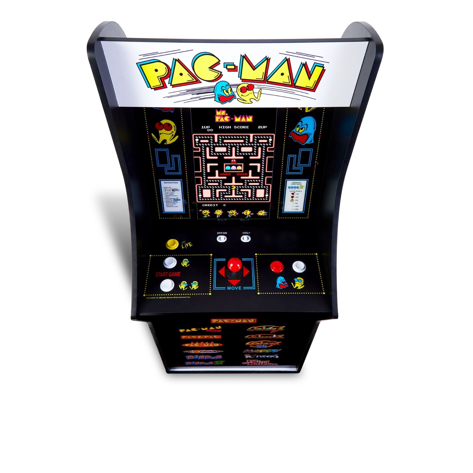 Arcade1Up PAC MAN Classic SE Arcade Machine – 4 Foot Cabinet 13 Classic Game™