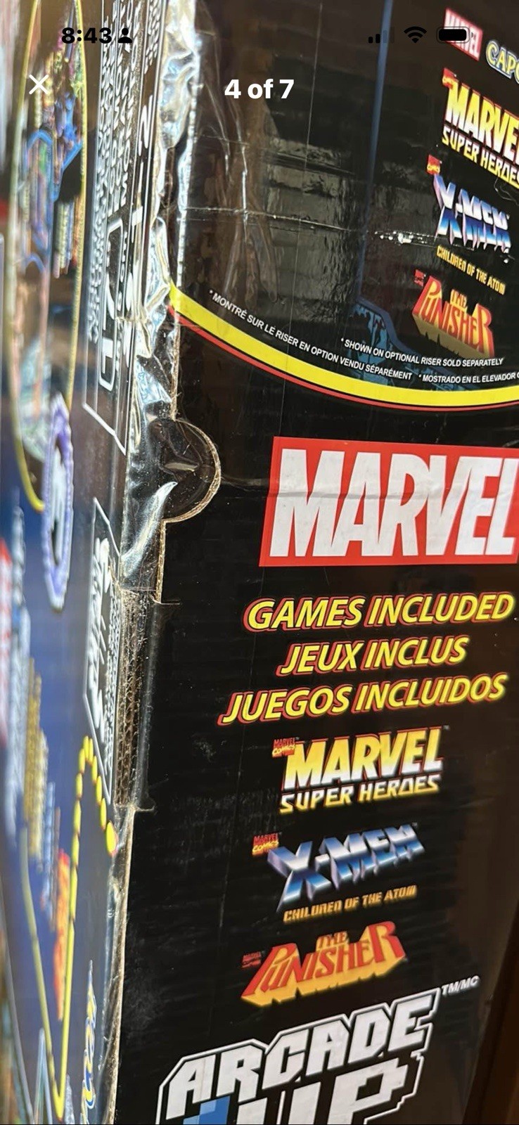 Arcade 1up Marvel Super Heroes Capcom X-Men Children of the Atom Punisher PICKUP