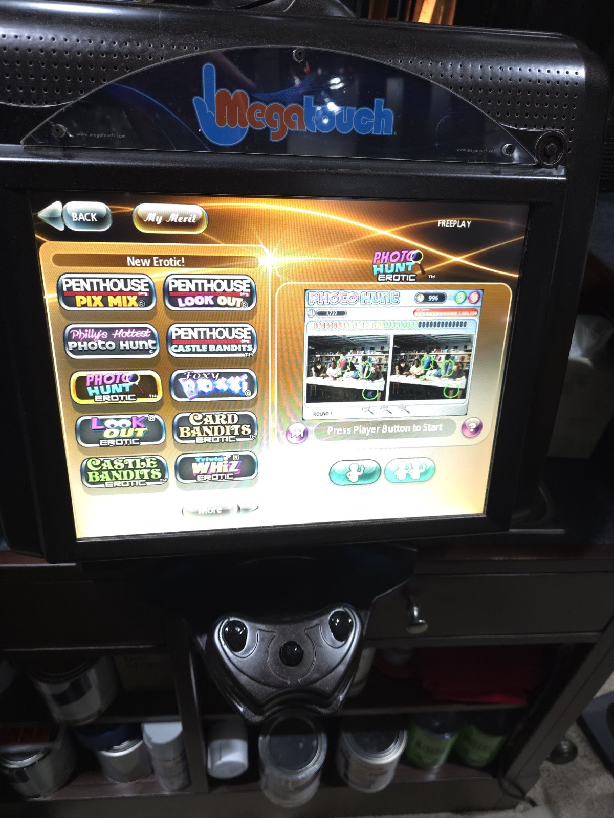 Megatouch Ion 2014 Touchscreen Game. MegaTouch Repair Service in Chicago Area!