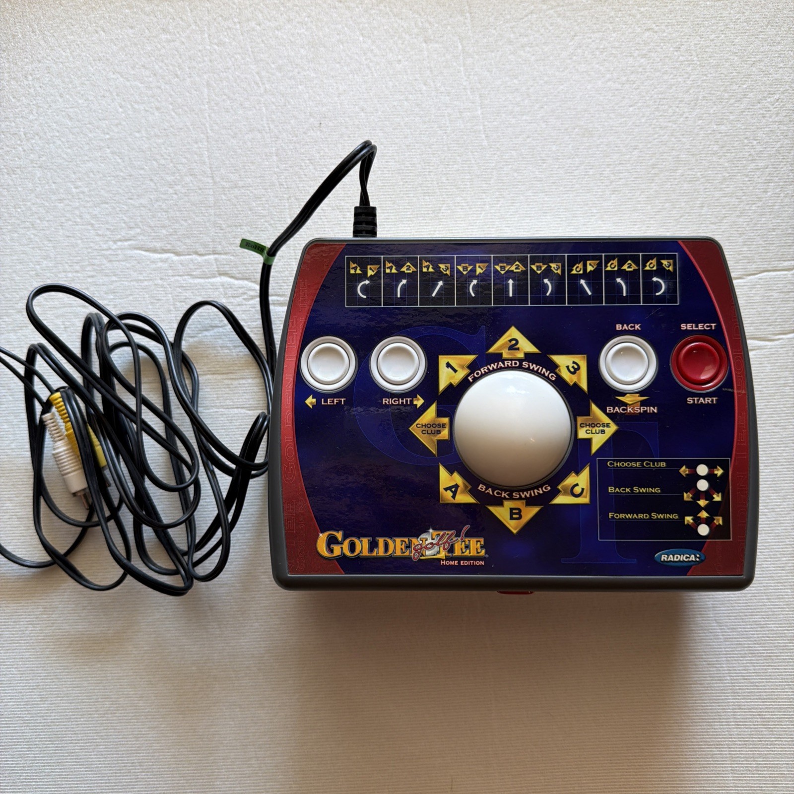 Golden Tee TV Plug & Play Arcade Golf Home Edition Radica 2005 TESTED