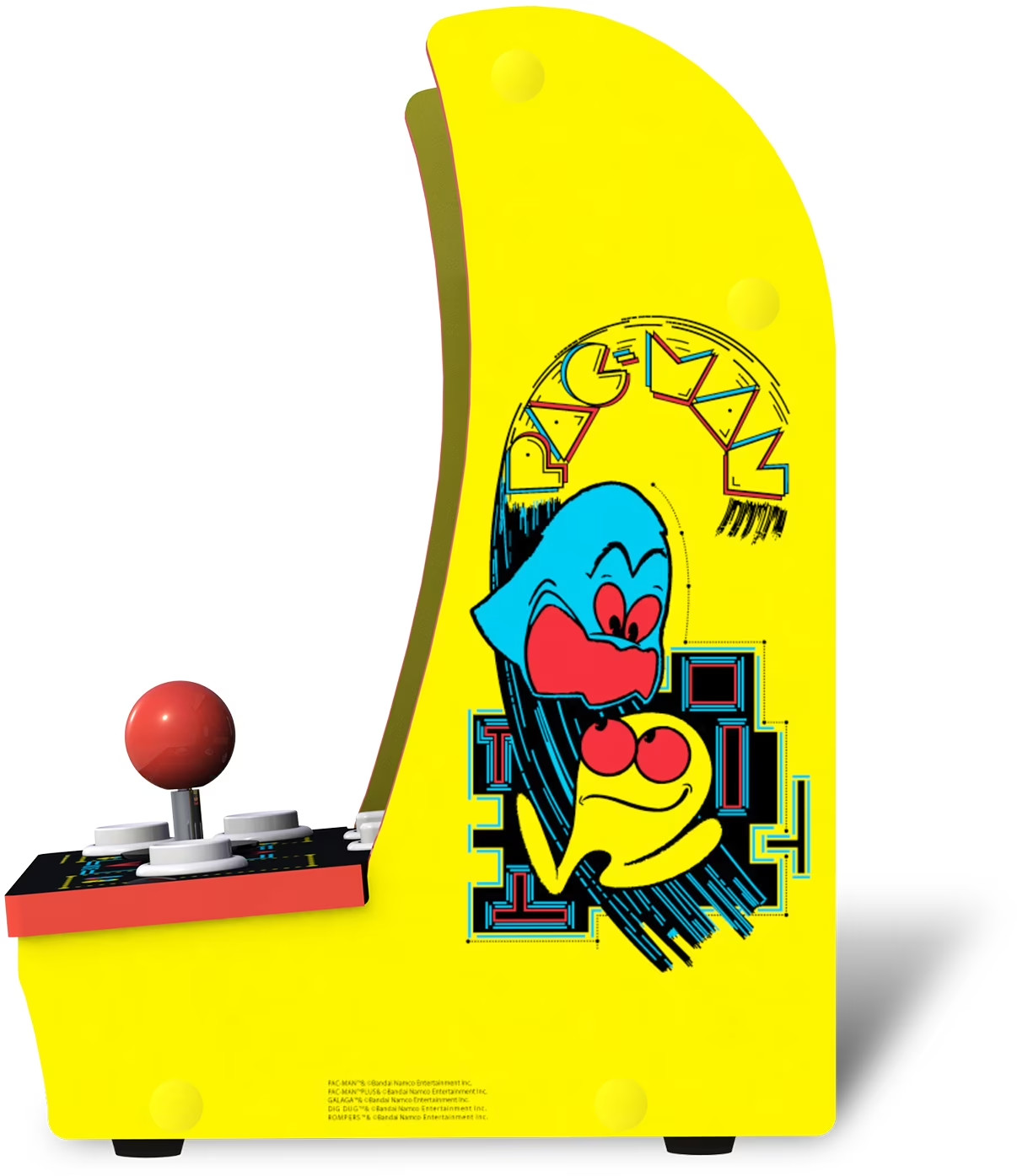 Pac-Man 3 Classic Games Retro Game Console Portable 7in Screen Table-Top