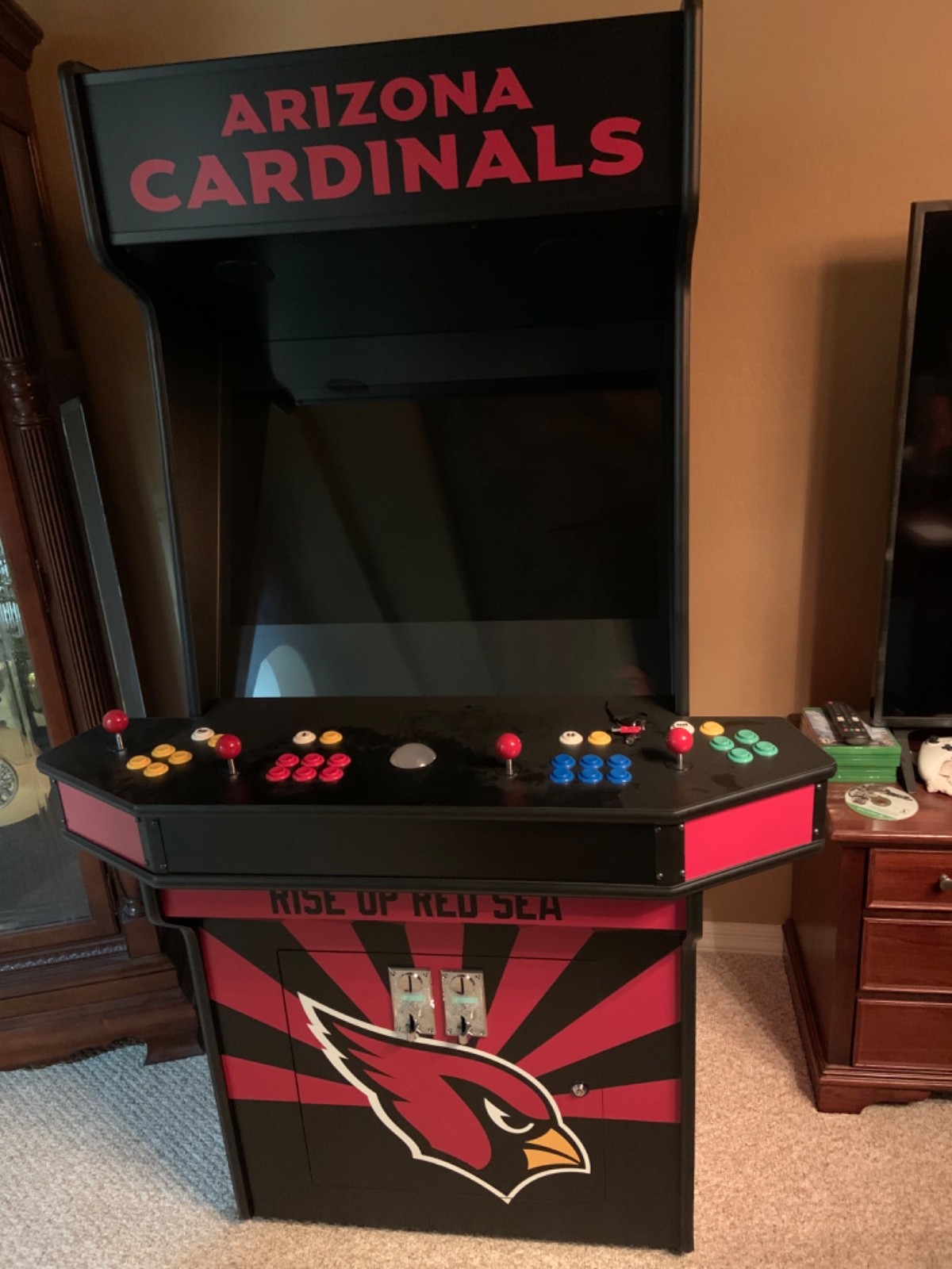 Video Arcade Stand-Up 4-Player Machine