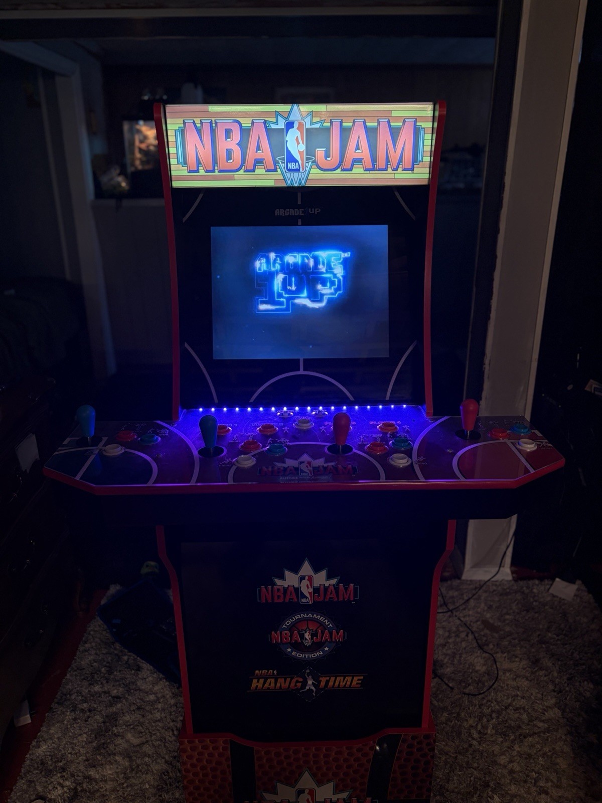 Arcade 1up NBA Jam player With Riser