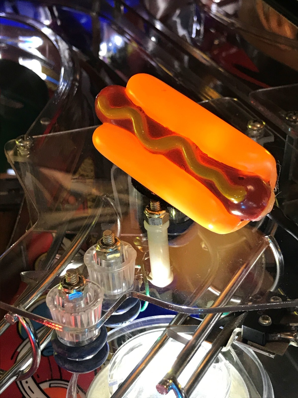 Fun House FH Pinball Machine SMALL HOTDOG LED mod