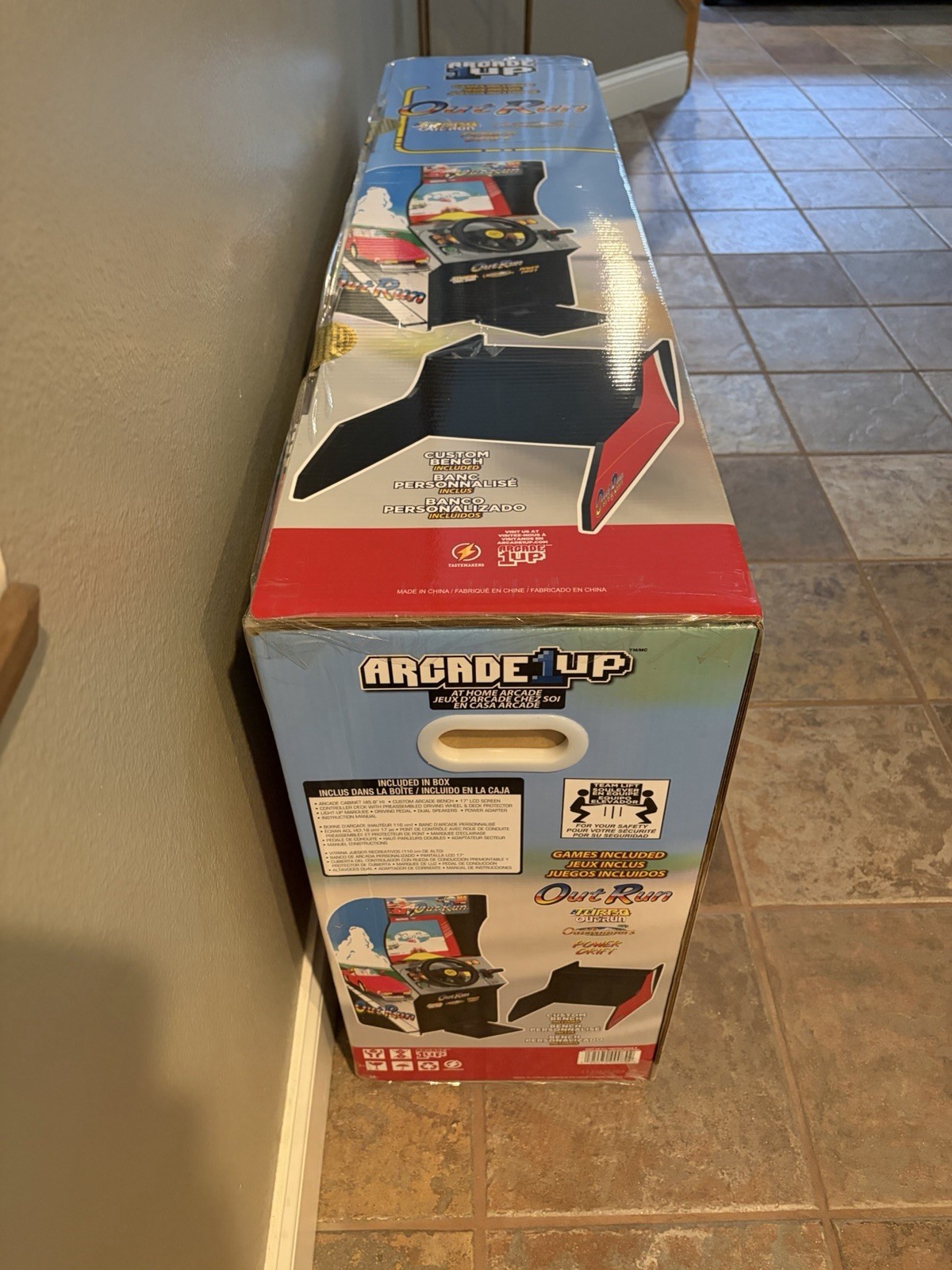 NEW! Arcade1up – OutRun (Sit-down) RARE GOLD SEALED! Arcade 1up Out Run 1up Game