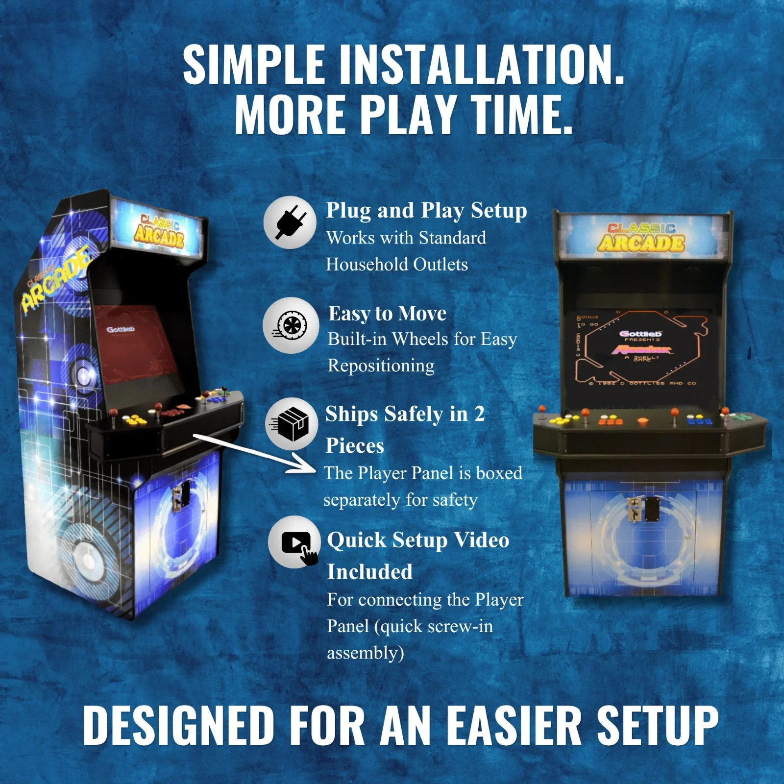 Home Arcade Machine for Sale – 4 Player Multi Game Arcade Cabinet w/3041 Games