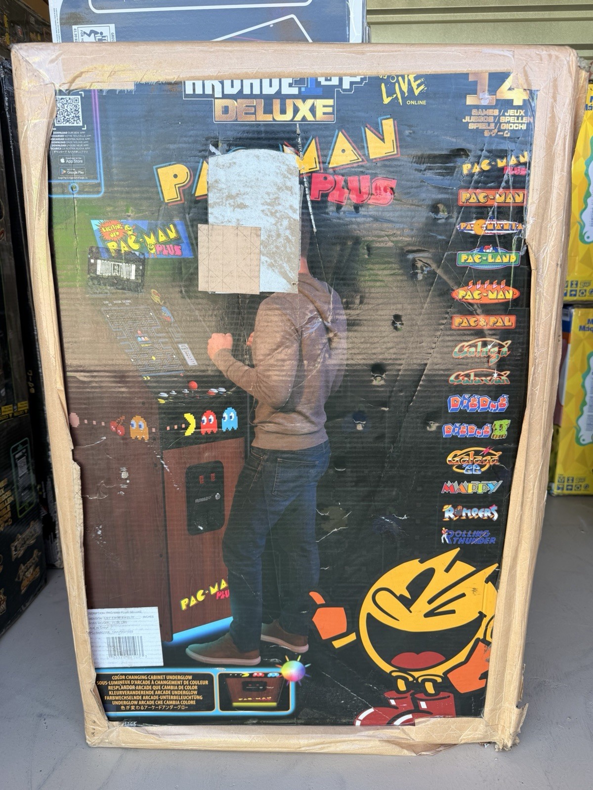 ARCADE 1UP PAC-MAN PLUS DELUXE (NEW) 🔥🔥