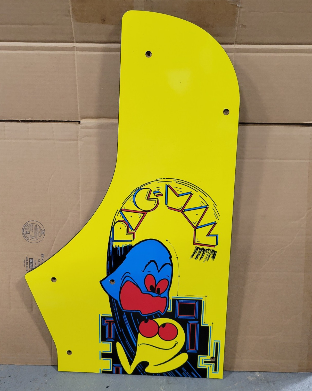 Arcade1Up PAC MAN Classic SE (Part E1) OEM Replacement Right Panel Only