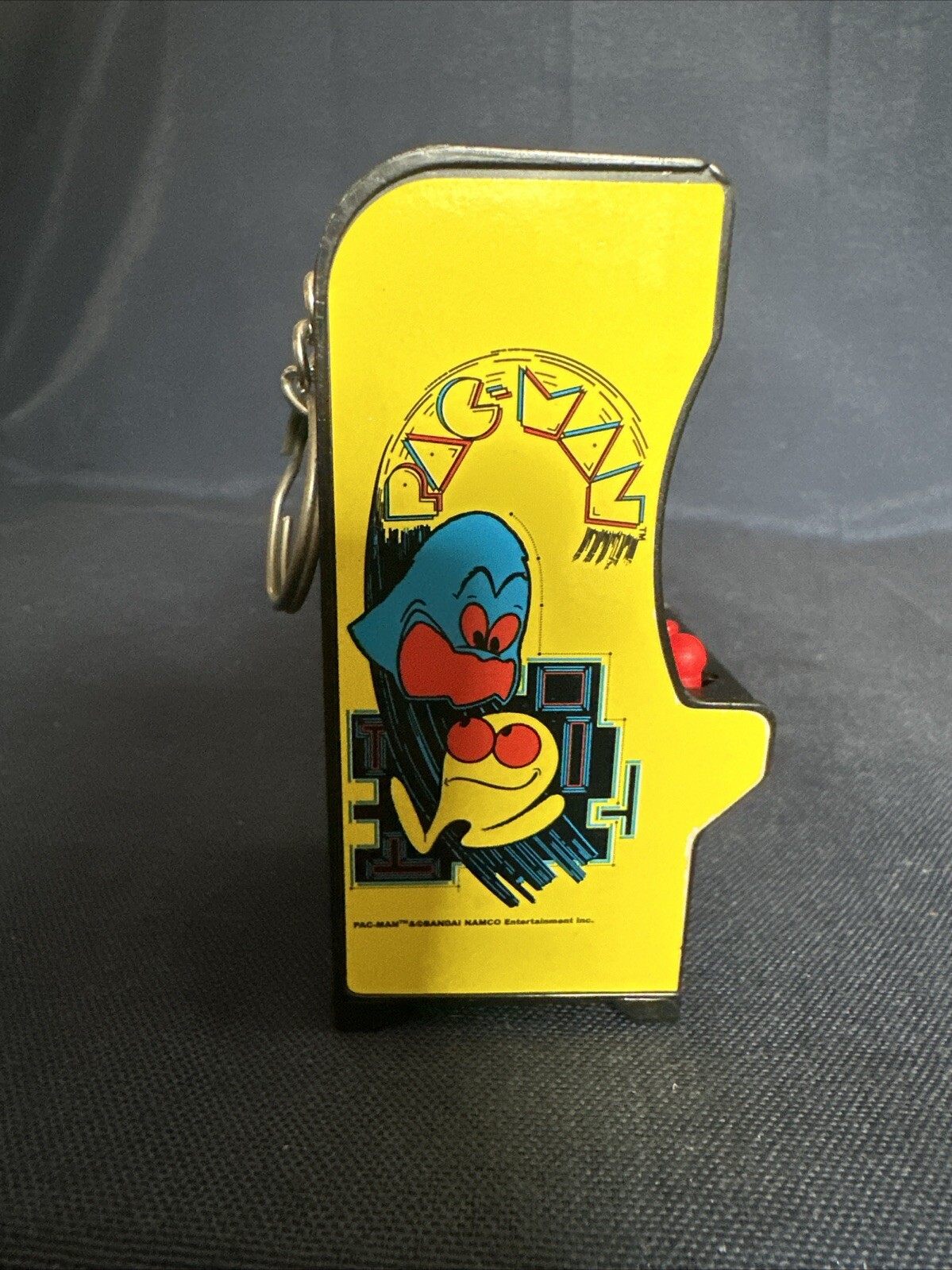 Pac-Man Miniature Arcade Game Keychain 2018 Tested And Works Scratch On Screen