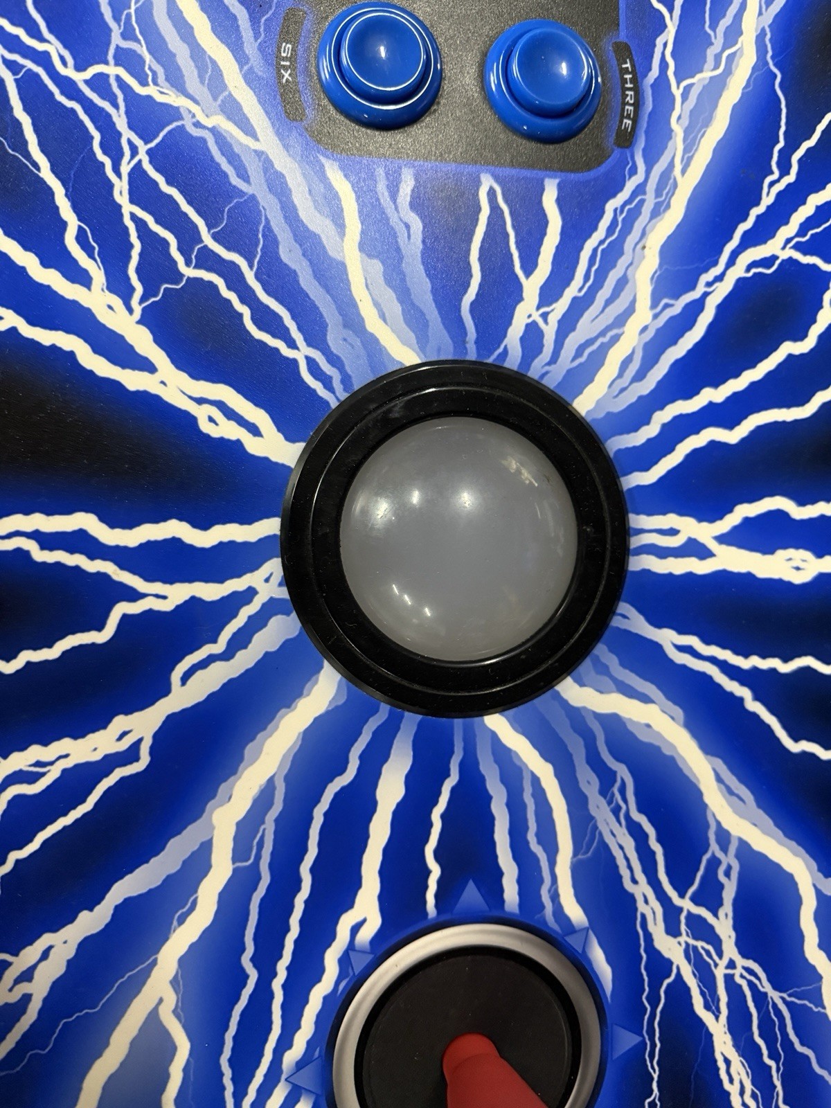 4 Player Multicade Pedestal Arcade – Trackball & Wired Light Guns