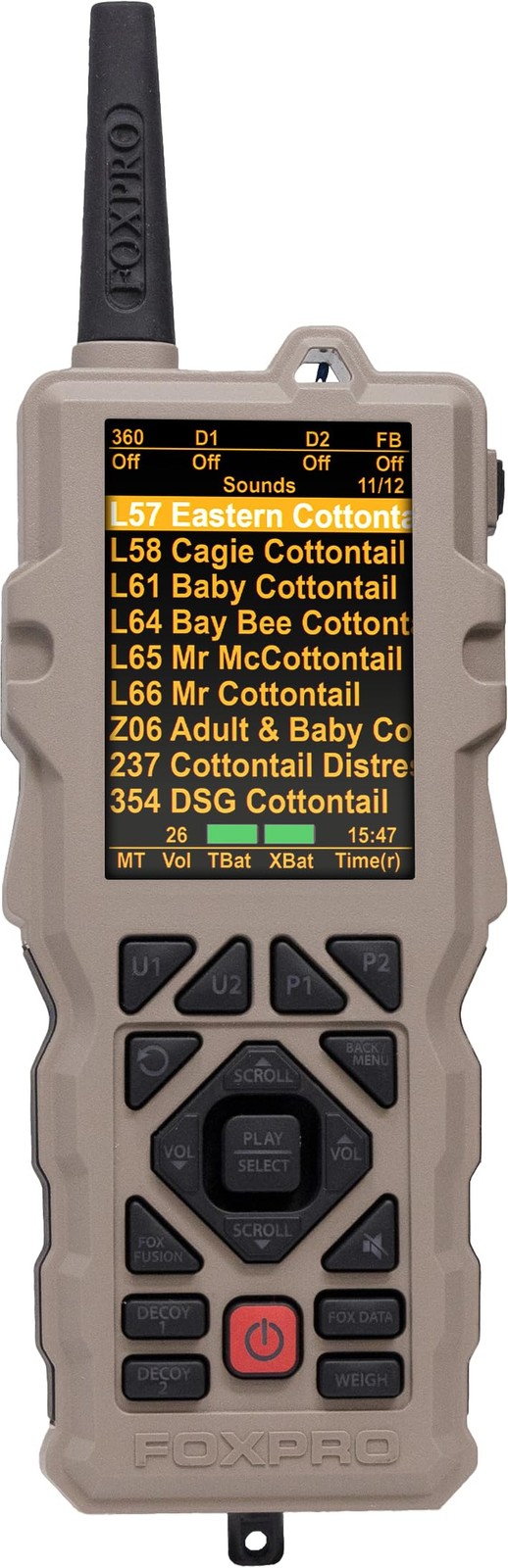 FOXPRO X360 American Made Electronic Predator Call Remote Operated and Progra…