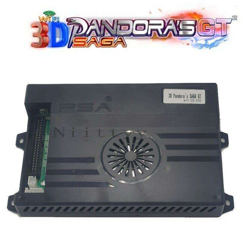 New 3D Wifi Pandora Saga box 14 5200 In 1 PCB Board 120 3D Games family version