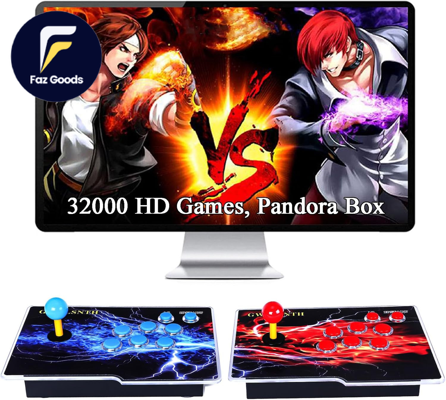 [32000 Game in 1] 78S Pandora Box Retro Games Arcade Game Console Two Separate