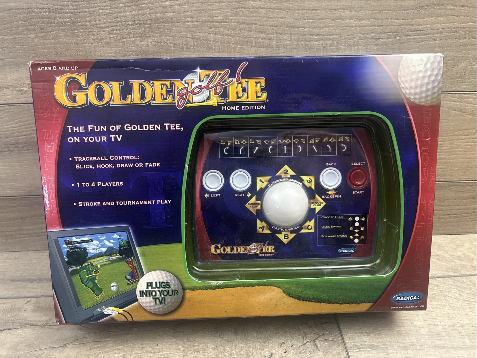 *NEW & SEALED* Golden Tee Golf Home TV Edition Plug & Play Video Game By Radica.