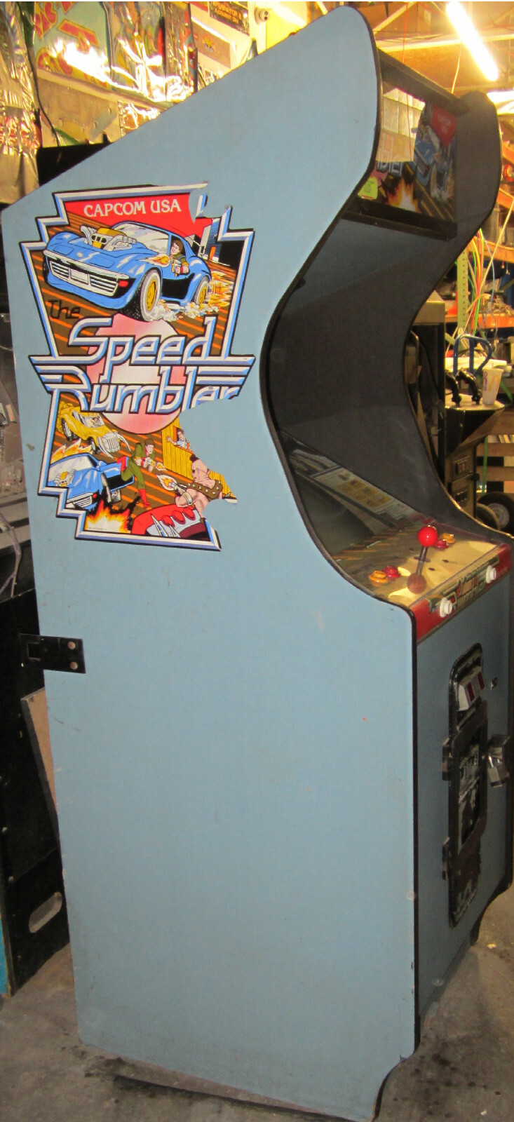 SPEED RUMBLER ARCADE MACHINE by CAPCOM (Excellent Condition) *RARE*