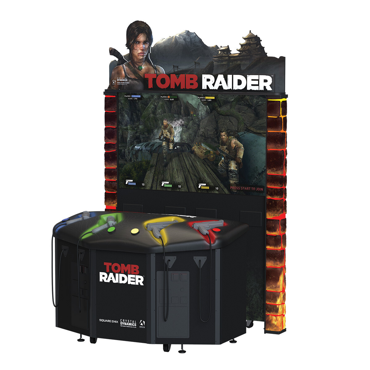 Tomb Raider Arcade Gun Game – 65 Inch – 4 Player