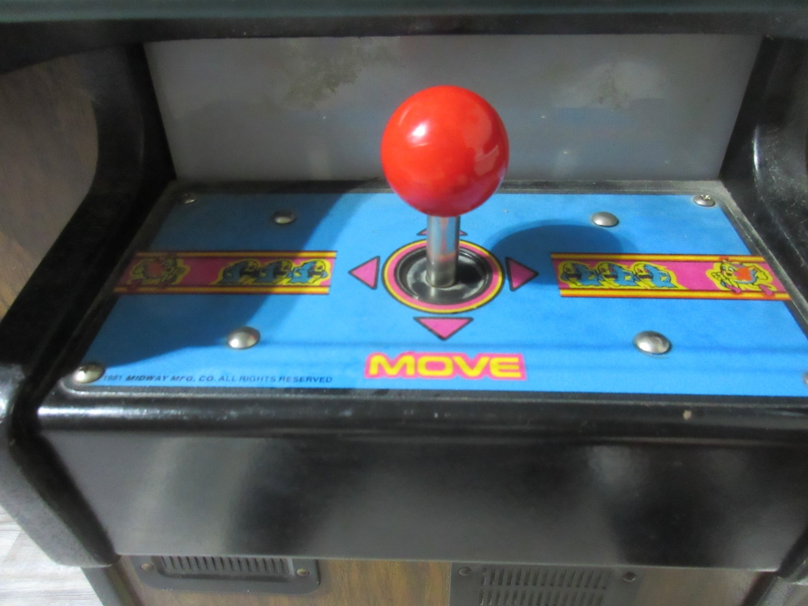 MS PAC-MAN Original Cocktail Table Video Arcade Game